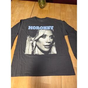 Megan Moroney Graphic Tee XL DarkGray Long Sleeve Country Music NWOT